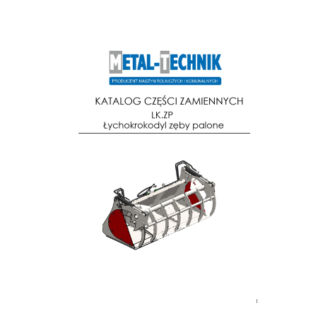 Części zamienne - Łycho - Krokodyl zęby palone